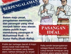 Batam Maju, Berpengalaman, dan Pasangan Ideal Jadi Faktor Utama Publik Kepri Dukung Rudi-Rafiq