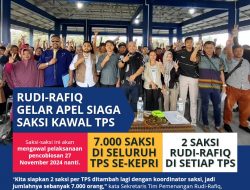 Kawal Kemenangan, Tim Rudi-Rafiq Siapkan 7.000 Saksi di TPS, Hari ini Gelar Apel Siaga