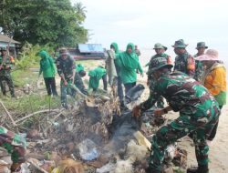 Hari Juang TNI AD, Batalyon Komposit 1 Gardapati Gaungkan Kepedulian Lingkungan di Natuna