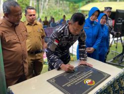 Wujud Sinergi TNI AL dan Masyarakat, Danlanal Ranai Resmikan KBN di Desa Batu Gajah