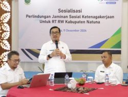 Pemkab Natuna Lindungi RT, RW dengan BPJS Ketenagakerjaan
