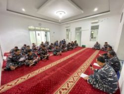 Sambut Hari Armada 2024, Prajurit Lanal Ranai Gelar Do’a Bersama