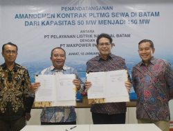 Bekerja Sama dengan Maxpower, PLN Batam Tambah Kapasitas Pembangkit Jadi 150 MW