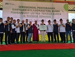 Kolaborasi 23 BUMN, PLN Batam Hadirkan Keberlanjutan Energi Listrik dan Air Bersih di Pondok Pesantren Al-Gontory