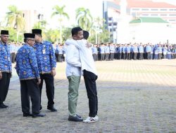 Muhammad Rudi Pimpin Apel Terakhir di Pemko Batam, Minta Semua Elemen Dukung Pemimpin Baru