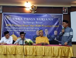 Buka Puasa PWI Kepri Penuh Kekeluargaan, Dihadiri Sekda, Kadis Kominfo, Humas BP Batam hingga Sejumlah Wartawan Senior