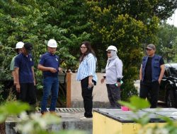 Masyarakat di Wilayah Stres Area Tiban Mulai Menikmati Aliran Air Bersih