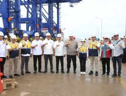 Wakil Kepala BP Batam, Li Claudia Tinjau Persiapan Pengoperasian 4 STS Crane di Pelabuhan Batuampar