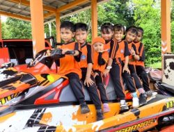 Anak-Anak TK 003 Antusias Kunjungi Kantor SAR Natuna, Coba Life Jacket dan Belajar Keselamatan Sejak Dini