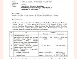 Libur Sekolah di Natuna Diperpanjang hingga 20 Juli, Disdik Tunda Daftar Ulang PPDB Imbas Sistem Online