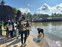 HUT RI ke -80, Kantor Pencarian dan Pertolongan Natuna Ikut Gerakan Natuna Bersih