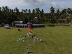 Minim Anggaran, Paskibraka Pulau Laut Kibarkan Merah Putih dengan Semangat Juang
