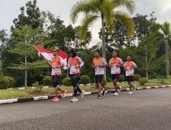 Basarnas Runners Natuna Ikut ASN Virtual Run 80 Km, Kobarkan Semangat Kemerdekaan