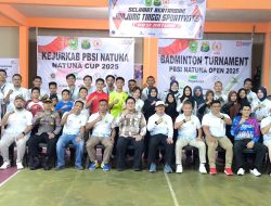 Natuna Gelar Kejurkab PBSI 2025, Ajang Pencetak Bintang Bulu Tangkis Masa Depan