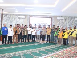 Bentuk Belasungkawa, Polres Karimun dan Komunitas Ojol Doa Bersama untuk Almarhum Affan Kurniawan
