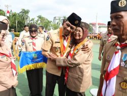 Amsakar Pimpin Upacara Hari Pramuka ke-64: Soroti Ketahanan Bangsa dan Ancaman Digital
