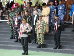 Dari Lapangan Tumenggung ke Dataran Engku Putri, Batam Iringi Kirab Merah Putih