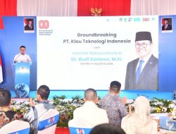 Mendag Budi Santoso Resmikan Groundbreaking PT Klou Teknologi Indonesia di Batam