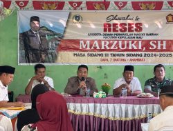 Serap Aspirasi Warga Ceruk, Marzuki Tegaskan Komitmen Kawal Pembangunan Jalan dan Fasilitas Publik