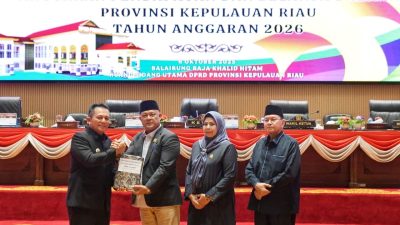APBD Kepri Tahun 2026 Diproyeksi Sebesar RP 3,7 Triliun