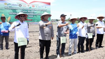 Sinergi Polda Kepri dan Pemko Batam Tanam Jagung Serentak Dukung Swasembada Pangan Nasional 2025