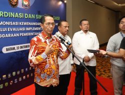 Rakor Kemenko Polkam di Batam, Ini Sejumlah Masukan Amsakar untuk Pemerintah Pusat