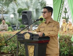 Bupati Karimun Pimpin Langsung Upacara Hari Jadi Otonomi Daerah Karimun yang ke-26.