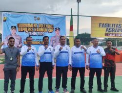 Kapolres Karimun Gelar Tournament Vollyball Karimun Cup 2025
