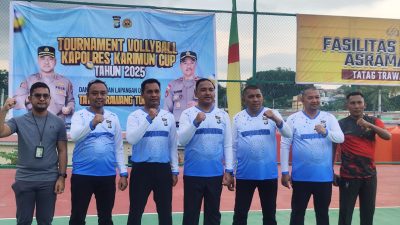 Kapolres Karimun Gelar Tournament Vollyball Karimun Cup 2025