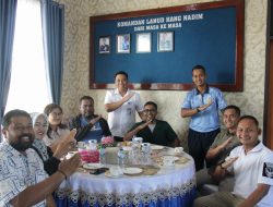 Lanud Hang Nadim Pererat Hubungan dengan Media Batam Melalui Coffee Morning