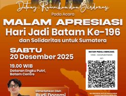 Hadiri Malam Apresiasi HJB ke-196 dan Solidaritas untuk Sumatera