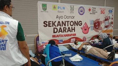 Kegiatan Donor Darah KJK Kepri Dalam Rangka HPN Lampoi Target, Dapat Apresiasi Polda Kepri