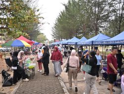Pererat Kedekatan TNI AU dan Masyarakat, Pasar Minggu Ria Hidupkan UMKM Natuna