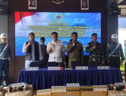 Gagalkan Pompong Ilegal Bermuatan Balpress dan Rokok Non Cukai, Kerugian Negara Capai Rp402 Juta