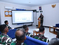 Danpom Kodau I Pimpin Bindalwas di Lanud RSA Natuna, Tekankan Integritas dan Profesionalisme Personel Satpomau