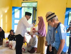 Momentum HUT Ke -18, Gerindra Salurkan Ribuan Paket Sembako untuk Warga Natuna