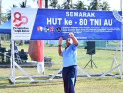 Semarak HUT ke-80 TNI AU, Lanud Raden Sadjad Natuna Gelar Turnamen Voli Antar Satker