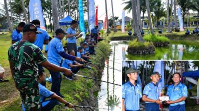 Rayakan HUT ke-80 TNI AU, Lanud RSA Perkuat Soliditas Lewat Lomba Mancing