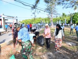 Lanud RSA Gandeng Warga Kota Tua Penagi, Gelar Aksi Bersih Lingkungan