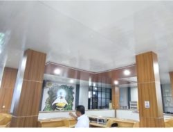 Respons Cepat Dinas Perpustakaan Natuna, Tangani Insiden Plafon Jatuh