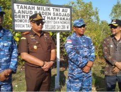 Tinjau Aset di Subi, Danlanud RSA Pastikan Tidak Ada Penambahan Penggunaan Lahan