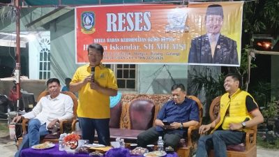 Taba Iskandar Reses di Batu Besar, Warga Minta Solusi Banjir Limpahan Bandara hingga Minimnya Lampu Jalan