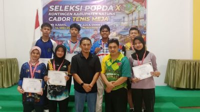 Seleksi Atlet POPDA Digelar Mandiri, PTMSI Natuna Harap Dukungan Pemda untuk Pembinaan