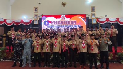 Wabup Karimun Lantik Pengurus Kwarran 2026–2029, Tegaskan Pramuka Bentuk Karakter Generasi Muda di Tengah Tantangan Zaman
