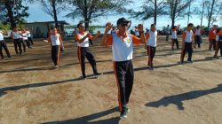 Senam Bersama di Pelabuhan Penagi, Basarnas Natuna Bangun Solidaritas dan Keselamatan
