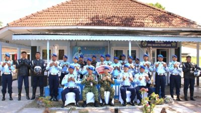 Danpuspomau Kunjungi Satpomau Lanud RSA Natuna, Tekankan Integritas dan Profesionalisme Prajurit