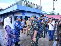 Danlanud RSA Sambut Pangkogabwilhan I di Natuna, Tinjau Kesiapan Operasional Perbatasan