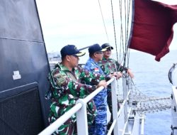 Danlanud RSA Dampingi Pangkogabwilhan I, Tinjau Operasi Beladau Sakti-26 di Laut Natuna Utara