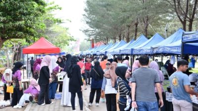 Pasar Minggu Ria Lanud RSA Natuna, Perkuat Ekonomi Masyarakat dan Promosi Produk Lokal