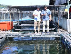 Danlanud RSA Dukung Budidaya Ikan Laut, Perkuat Ekonomi Pesisir Natuna